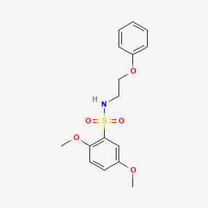 2,5-dimethoxy-N-(2-phenoxyethyl)benzenesulfonamide