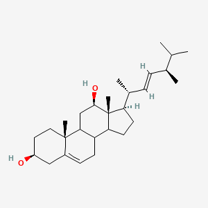 molecular formula C28H46O2 B3212903 12-Hydroxy-7,8-dihydroergosterol CAS No. 1106732-48-2