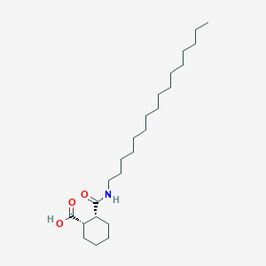 molecular formula C24H45NO3 B321296 (1S,2R)-2-(hexadecylcarbamoyl)cyclohexane-1-carboxylic acid 