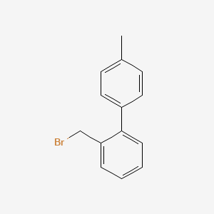 molecular formula C14H13B B3212979 2-(Bromomethyl)-4'-methyl-1,1'-biphenyl CAS No. 1108187-28-5
