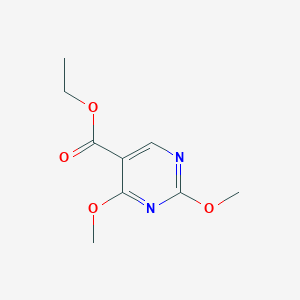 molecular formula C9H12N2O4 B3212985 Ethyl 2,4-dimethoxypyrimidine-5-carboxylate CAS No. 110821-08-4