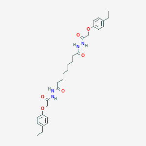 molecular formula C29H40N4O6 B321302 N'~1~,N'~9~-bis[(4-ethylphenoxy)acetyl]nonanedihydrazide 