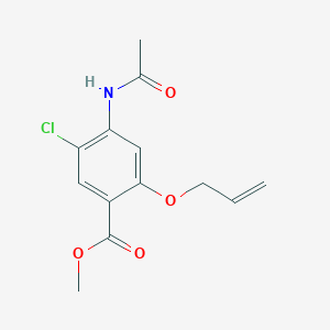 Methyl 4-acetamido-2-(allyloxy)-5-chlorobenzoate