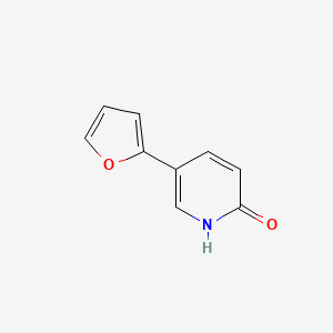 molecular formula C9H7NO2 B3213055 5-(Furan-2-yl)pyridin-2(1H)-one CAS No. 1111106-28-5