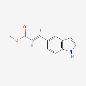 2-Propenoic acid, 3-(1H-indol-5-yl)-, methyl ester