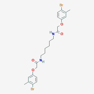 2-(4-bromo-3-methylphenoxy)-N-(6-{[(4-bromo-3-methylphenoxy)acetyl]amino}hexyl)acetamide