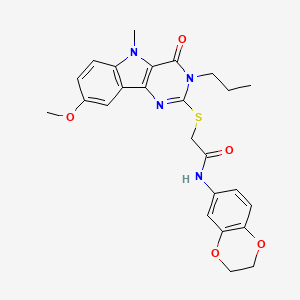 N-(4-ethylphenyl)-2-(4-morpholin-4-yl-1-oxophthalazin-2(1H)-yl)acetamide