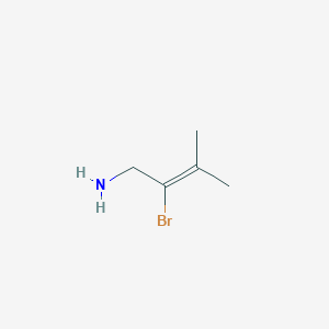 2-Bromo-3-methylbut-2-en-1-amine