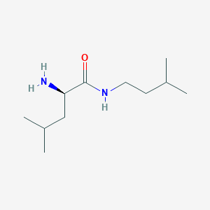 Pentanamide, 2-amino-4-methyl-N-(3-methylbutyl)-, (R)-