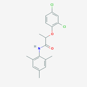 molecular formula C18H19Cl2NO2 B321329 2-(2,4-dichlorophenoxy)-N-mesitylpropanamide 