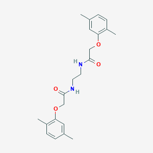 molecular formula C22H28N2O4 B321333 2-(2,5-dimethylphenoxy)-N-(2-{[(2,5-dimethylphenoxy)acetyl]amino}ethyl)acetamide 