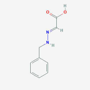 Acetic acid, [(phenylmethyl)hydrazono]-