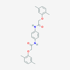 2-(2,5-dimethylphenoxy)-N-(4-{[(2,5-dimethylphenoxy)acetyl]amino}phenyl)acetamide