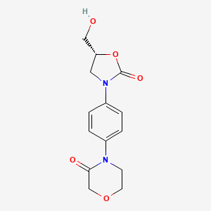 4-(4-((R)-5-(hydroxymethyl)-2-oxooxazolidin-3-yl)phenyl)morpholin-3-one