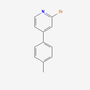molecular formula C12H10BrN B3213504 2-溴-4-(4-甲基苯基)吡啶 CAS No. 111971-30-3