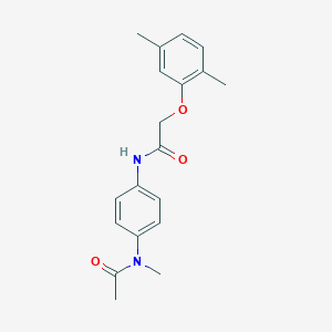 N-{4-[acetyl(methyl)amino]phenyl}-2-(2,5-dimethylphenoxy)acetamide