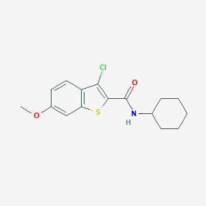 3-chloro-N-cyclohexyl-6-methoxy-1-benzothiophene-2-carboxamide