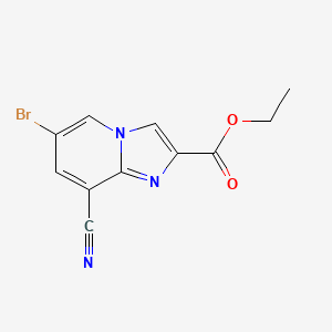 Ethyl 6-bromo-8-cyanoimidazo[1,2-a]pyridine-2-carboxylate