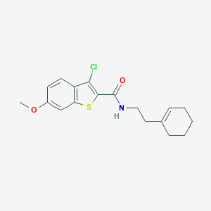 3-chloro-N-(2-(cyclohex-1-en-1-yl)ethyl)-6-methoxybenzo[b]thiophene-2-carboxamide