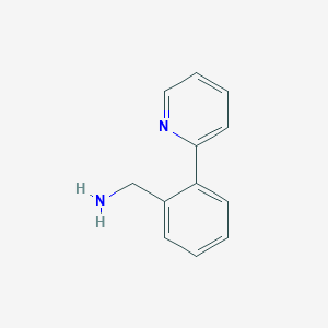 molecular formula C12H12N2 B3213593 (2-(Pyridin-2-yl)phenyl)methanamine CAS No. 1121584-98-2