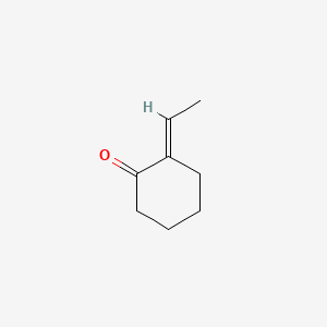 molecular formula C8H12O B3213610 Cyclohexanone, 2-ethylidene- CAS No. 1122-25-4