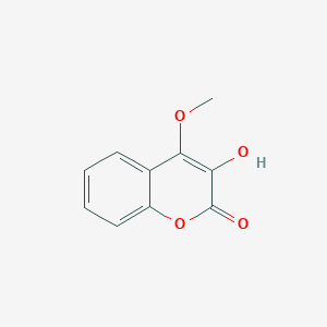 molecular formula C10H8O4 B3213620 3-Hydroxy-4-methoxy-2H-chromen-2-one CAS No. 112212-18-7