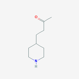 molecular formula C9H17NO B3213640 4-Piperidin-4-ylbutan-2-one CAS No. 1122597-40-3