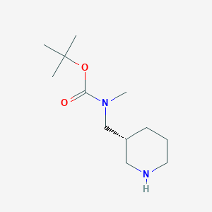 tert-Butyl N-methyl-N-([(3R)-piperidin-3-yl]methyl)carbamate