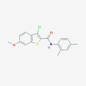 3-chloro-N-(2,4-dimethylphenyl)-6-methoxy-1-benzothiophene-2-carboxamide