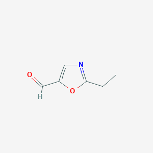 molecular formula C6H7NO2 B3213765 2-乙基恶唑-5-甲醛 CAS No. 1126634-01-2