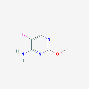 molecular formula C5H6IN3O B3213784 5-Iodo-2-methoxypyrimidin-4-amine CAS No. 1126848-36-9