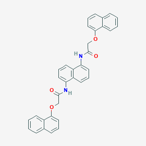 2-(1-naphthyloxy)-N-(5-{[(1-naphthyloxy)acetyl]amino}-1-naphthyl)acetamide