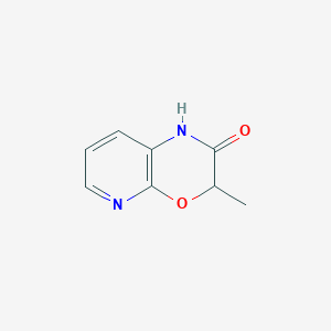 molecular formula C8H8N2O2 B3213807 3-methyl-1H,2H,3H-pyrido[2,3-b][1,4]oxazin-2-one CAS No. 112777-31-8