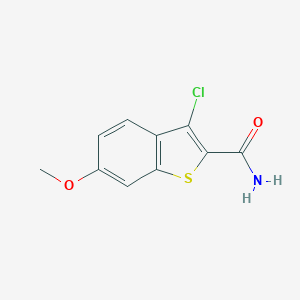 3-Chloro-6-methoxy-1-benzothiophene-2-carboxamide