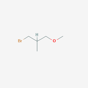 molecular formula C5H11BrO B3213850 1-Bromo-3-methoxy-2-methylpropane CAS No. 112889-79-9