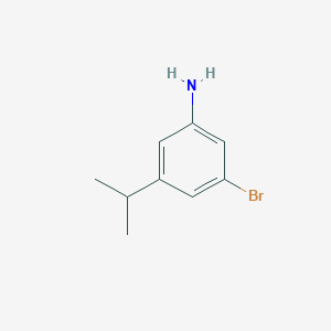 molecular formula C9H12BrN B3213866 3-Bromo-5-isopropylaniline CAS No. 112930-36-6