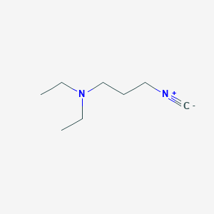 molecular formula C8H16N2 B3213883 N,N-diethyl-N-(3-isocyanopropyl)amine CAS No. 112989-88-5