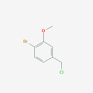 B3213894 1-Bromo-4-(chloromethyl)-2-methoxybenzene CAS No. 113081-49-5