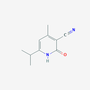 molecular formula C10H12N2O B3213913 6-Isopropyl-4-methyl-2-oxo-1,2-dihydropyridine-3-carbonitrile CAS No. 113123-41-4
