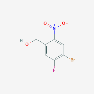 molecular formula C7H5BrFNO3 B3213985 (4-Bromo-5-fluoro-2-nitrophenyl)methanol CAS No. 1132682-66-6