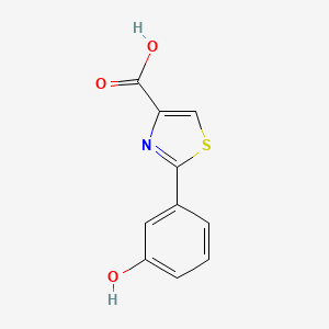 molecular formula C10H7NO3S B3214024 4-Thiazolecarboxylic acid, 2-(3-hydroxyphenyl)- CAS No. 113334-58-0