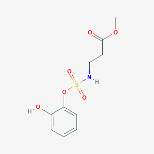 molecular formula C10H13NO6S B3214038 Methyl 3-[(2-Hydroxyphenoxy)Sulfonylamino]Propanoate CAS No. 1133725-45-7