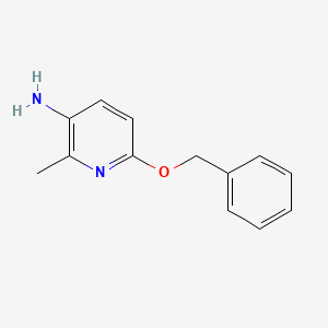 molecular formula C13H14N2O B3214071 6-(Benzyloxy)-2-methylpyridin-3-amine CAS No. 1134328-00-9