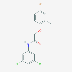 2-(4-bromo-2-methylphenoxy)-N-(3,5-dichlorophenyl)acetamide