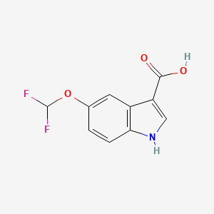 5-(difluoromethoxy)-1H-indole-3-carboxylic acid