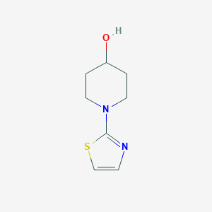 molecular formula C8H12N2OS B3214193 1-(Thiazol-2-yl)piperidin-4-ol CAS No. 1135992-11-8