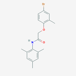 molecular formula C18H20BrNO2 B321421 2-(4-bromo-2-methylphenoxy)-N-(2,4,6-trimethylphenyl)acetamide 