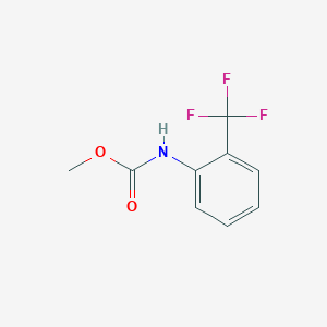 molecular formula C9H8F3NO2 B3214271 Methyl N-[2-(trifluoromethyl)phenyl]carbamate CAS No. 113932-80-2