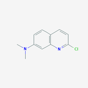7-Quinolinamine, 2-chloro-N,N-dimethyl-