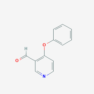 molecular formula C12H9NO2 B3214309 4-Phenoxynicotinaldehyde CAS No. 114077-83-7